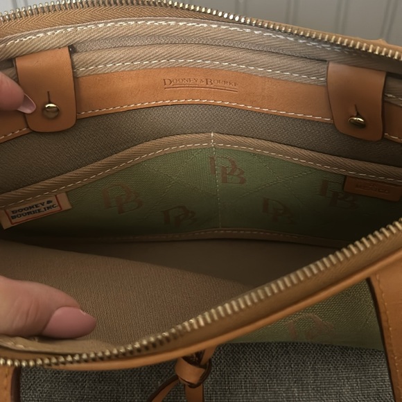 Women’s DB green and brown mid-size hand bag! Excellent condition - Picture 5 of 5